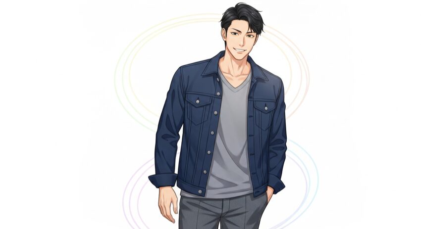 口臭を気にする男性