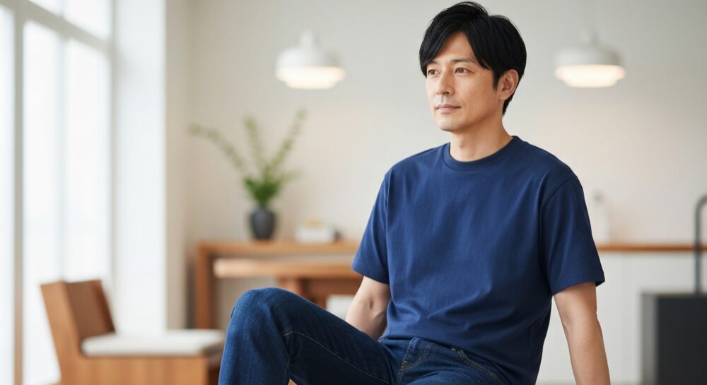自分のニオイを気にする男性