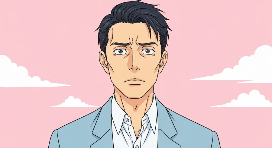 乾燥肌に悩む男性